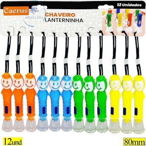 CHAVEIRO LANTERNA 12 UNIDADES (CRS-2231)