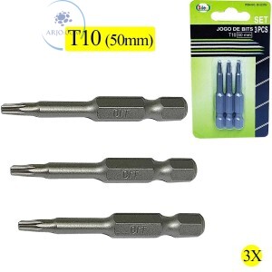 JOGO DE BITS TORX T10 50mm (ID-2327H)