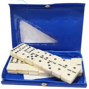 JOGO DE DOMINÓ COM 28 PEÇAS 05mm (BAR-69102-50)