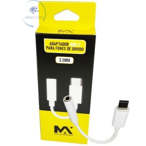 CABO ADAPTADOR TIPO C PARA FONES DE OUVIDO (MAX-TC2)