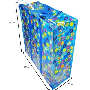 SACOLA ESTAMPADA REUTILIZÁVEL TAMANHO 50X55X20cm (ID-054S)