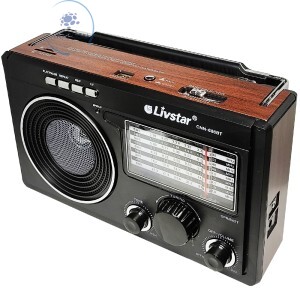 RÁDIO RETRÔ RECARREGÁVEL BLUETOOTH/USB/SD/AM/FM/SW (CNN-686BT)