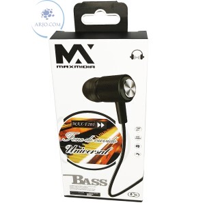 FONE DE OUVIDO ESTÉREO COM MICROFONE (MAX-F201)