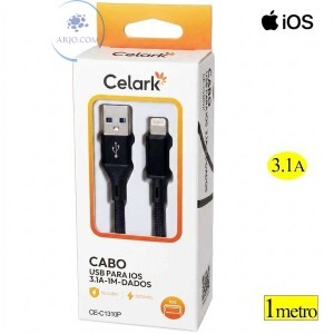 CABO USB 3.1A PARA IOS IPHONE 1m (CE-C1310P)