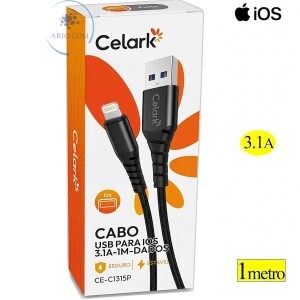 CABO USB 3.1A PARA IOS IPHONE 1m (CE-C1315P)