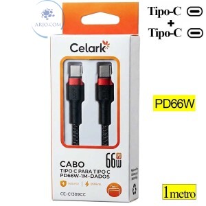 CABO USB 3.1A TIPO-C PARA TIPO-C 1m (CE-C1309CC)