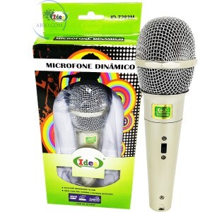 MICROFONE DINÂMICO COM FIO (ID-7283M).
