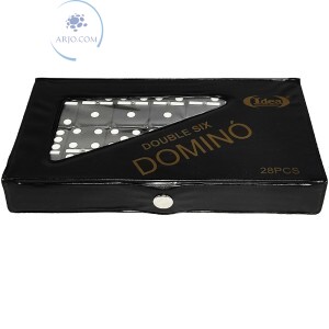 JOGO DE DOMINÓ COLORIDO 11mm COM 28 PEÇAS (ID-866MC)