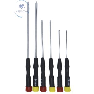 KIT COM 06 CHAVES DE PRECISÃO FENDA E PHILIPS (BAR-70388-21)