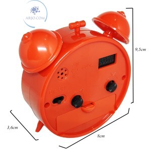 RELÓGIO DESPERTADOR COLORIDO RETRO (N413)