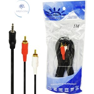 CABO AUXILIAR P2+2RCA ÁUDIO 5 METROS (N174)