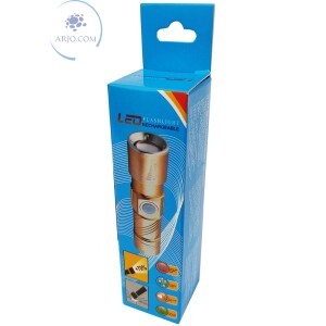 LANTERNA TÁTICA RECARREGÁVEL USB (N038)