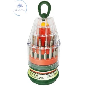 JOGO DE CHAVES DE PRECISÃO 31 PEÇAS (ID-4569H)