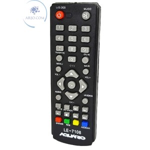 CONTROLE REMOTO CONVERSOR DIGITAL AQUÁRIO (LE-7108)