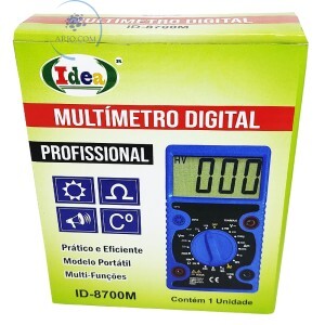 MULTÍMETRO DIGITAL PROFISSIONAL (ID-8700M)