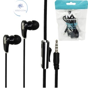 FONE DE OUVIDO ESTÉREO COM MICROFONE (MAX-F008)