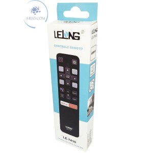 CONTROLE REMOTO TCL SMART / NETFLIX / GLOBOPLAY (LE-7410)