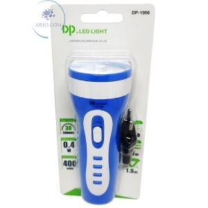 LANTERNA RECARREGÁVEL 5 LEDs (DP-1906)