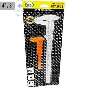 PAQUÍMETRO KIT COM 2 PEÇAS (ID-6418P)