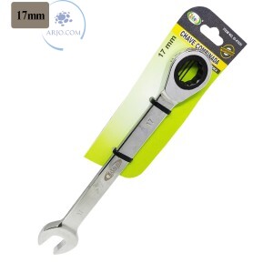 CHAVE COMBINADA 17mm COM CATRACA REVERSÍVEL (ID-4702H)