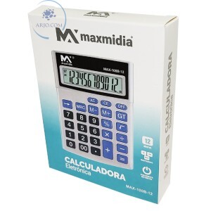 CALCULADORA ELETRÔNICA 12 DÍGITOS (MAX-100B-12)