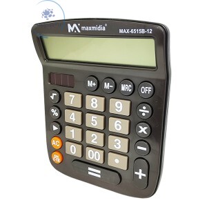 CALCULADORA ELETRÔNICA 12 DÍGITOS (MAX-6515B-12)