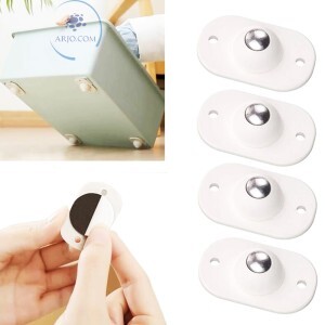 RODINHAS GIRATÓRIAS 360º 4 UNIDADES (BAR-229010-1)