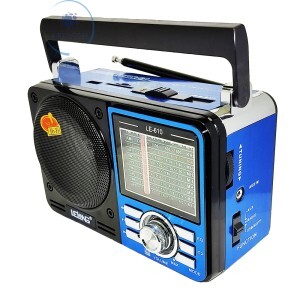 RÁDIO RETRÔ RECARREGÁVEL ANALÓGICO BLUETOOTH (LE-610)