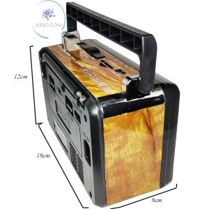 RÁDIO RETRÔ RECARREGÁVEL ANALÓGICO BLUETOOTH (LE-613)