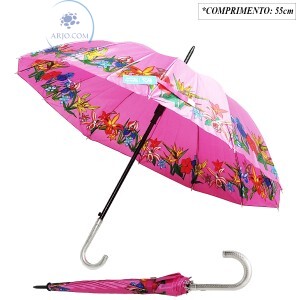 GUARDA CHUVA 55cm COM 12 VARETAS (MAX-GC5551)