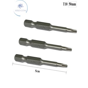 JOGO DE BITS TORX T10 50mm (ID-2327H)