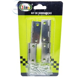 KIT DE DOBRADIÇAS 4 PEÇAS (ID-3921D)