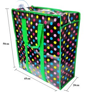 SACOLA ESTAMPADA REUTILIZÁVEL TAMANHO 45X50X20cm (ID-015S)