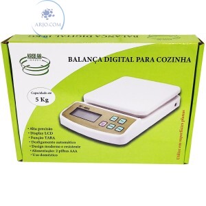 BALANÇA DIGITAL PARA COZINHA 5Kg (KL0369)