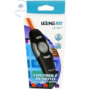 CONTROLE REMOTO CANETA MULTIMIDIA PARA SLIDE (LE-7677)