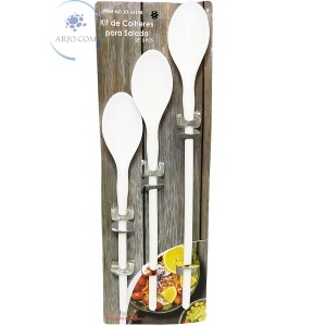 COLHERES PARA SALADA KIT 3 PEÇAS (ID-5319K)