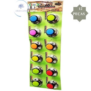 PEGADOR PARA TAMPAS 12 PEÇAS COLORIDAS (ID-5025P)