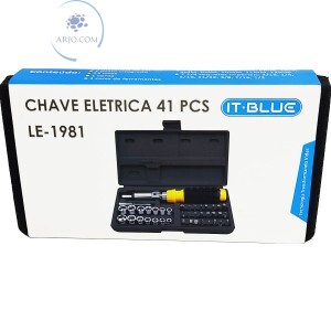 KIT CHAVE NA MALETA 41 PEÇAS (LE-1981)