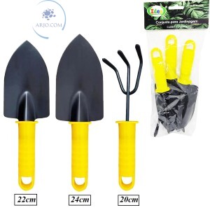 CONJUNTO PARA JARDINAGEM 3 PEÇAS (ID-4948K)