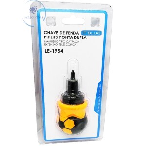 CHAVE DE FENDA PHILIPS PONTA DUPLA (LE-1954)