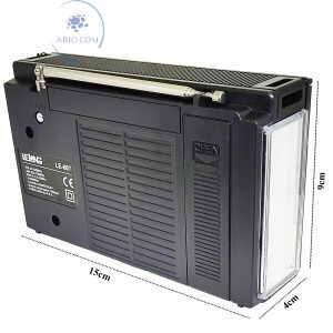 RÁDIO RECARREGÁVEL PORTÁTIL ANALÓGICO  (LE-607)