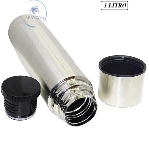 GARRAFA ISOTÉRMICA INOX 1 LITRO (KL5511)