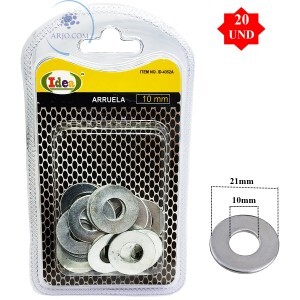 ARRUELAS 20 UNIDADES 10mm (ID-4352A)