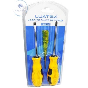 JOGO DE CHAVE DE FENDA 3 PEÇAS (LWJ-160)