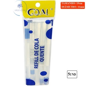 JOGO DE BASTÃO PARA COLA QUENTE 05 UND (GL0683)