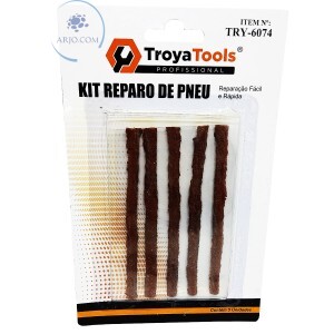 KIT REPARO DE PNEU 05 UNIDADES (TRY-6074)