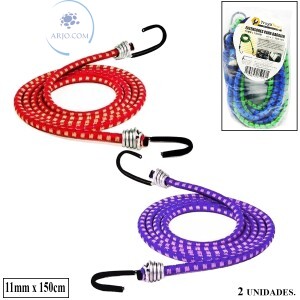 EXTENSOR PARA BAGAGEM 11mmX150cm 02 UNIDADES (TRY-9625)