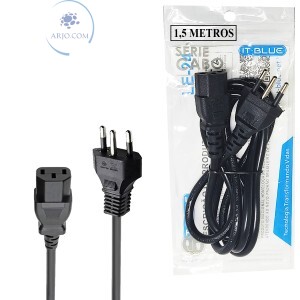 CABO DE FORÇA TRIPOLAR PARA PC 1,5 METROS (LE-24)