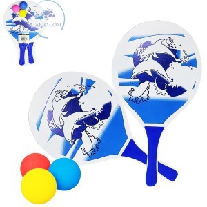 KIT DE FRESCOBOL 5 PEÇAS (ID-6848R)