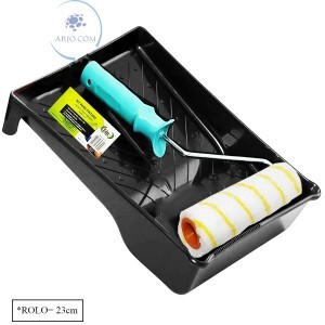 KIT PARA PINTURA BANDEJA + ROLO 23cm (ID-4181R)